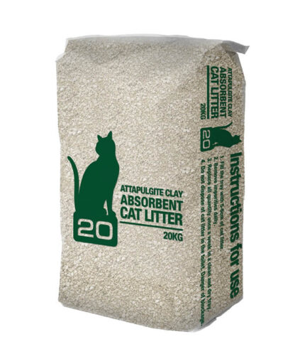 Attapulgite Clay Absorbent Cat Litter - upijajući posip za mačke (20kg)