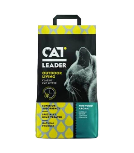 CAT LEADER Classic Outdoor Odour Attack Pinewood - grudvajući posip za mačke (5kg)