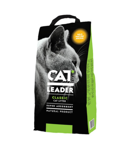CAT LEADER Classic Wild Nature - grudvajući posip za mačke sa mirisom (5kg)