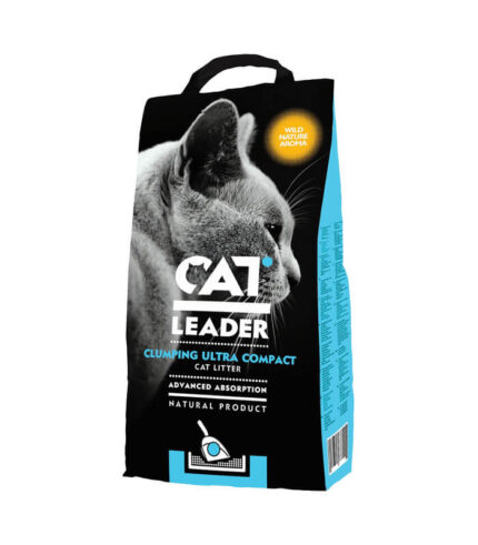CAT LEADER Clumping Wild Nature - grudvajući posip za mačke sa mirisom (5kg)