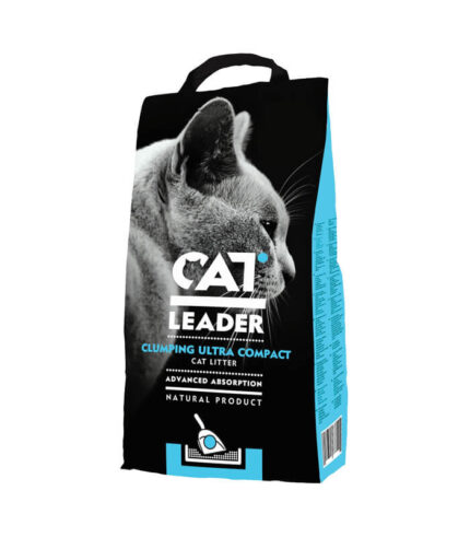 CAT LEADER Clumping - grudvajući posip za mačke bez mirisa (5kg)