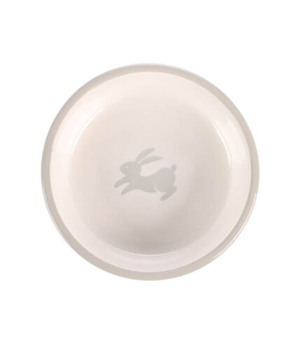 FLAMINGO - činija za hranu i vodu Mylo (okrugla, svetlosiva-bela)