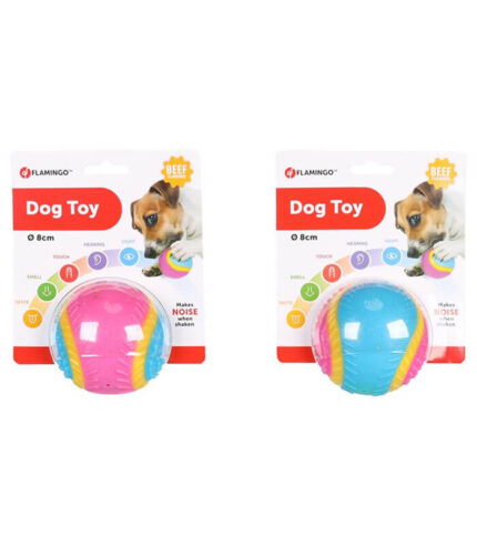 FLAMINGO - igračka za pse Abta Ball 5 Senses (sa govedinom)