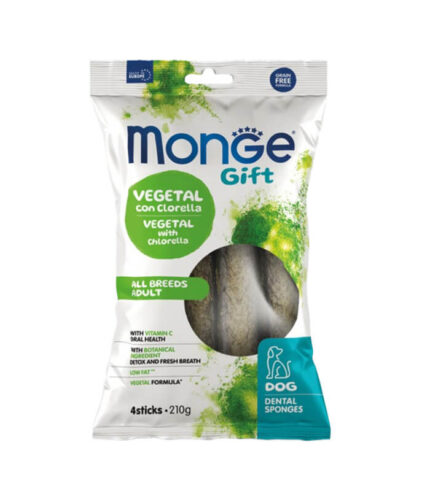 MONGE Gift Dental All Breeds Vegetal - dental poslastice sa hlorelom (210g)