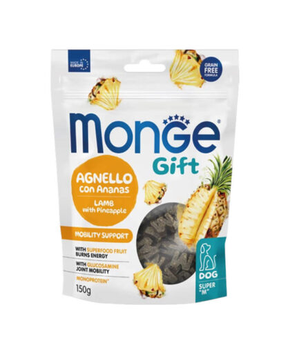 MONGE Gift Mobility Support Dog Lamb - funkcionalne grickalice sa jagnjetinom i ananasom (150g)