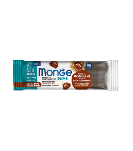 MONGE Gift Sensitive Digestion Lamb - mesna pločica sa jagnjetinom i kestenom (40g)