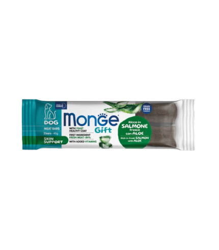 MONGE Gift Skin Support Salmon - mesna pločica sa lososom i aloe verom (40g)