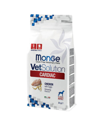 MONGE VetSolution Cardiac Canine - dijetetska hrana za pse za podršku funkciji srca kod hronične srčane insuficijencije 2kg