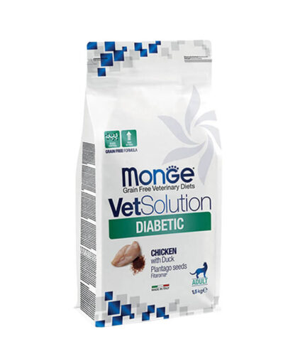 MONGE VetSolution Diabetic Feline - dijetetska hrana za mačke za regulaciju unosa glukoze 1-5kg