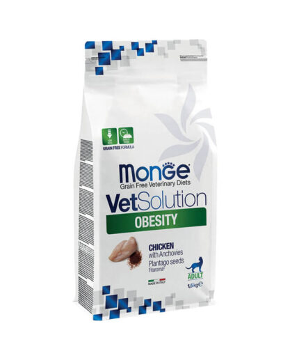 MONGE VetSolution Obesity Feline - dijetetska hrana za mačke za smanjenje prekomerne telesne težine 1-5kg