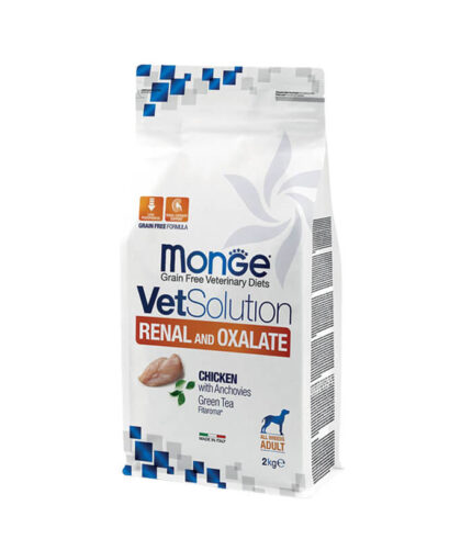 MONGE VetSolution Renal And Oxalate Canine - dijetetska hrana za pse za podršku bubrežnoj funkciji 2kg