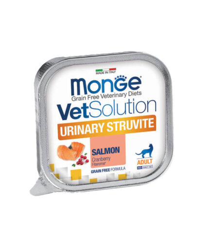 MONGE VetSolution Urinary Struvite Feline - dijetetska vlažna hrana za mačke za rastvaranje struvitnih kamenaca (100g)