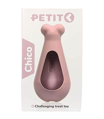 PETIT Treat Toy Chico Pink - gumena interaktivna igračka za pse sa otvorom za poslastice (pink)