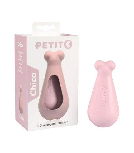 PETIT Treat Toy Chico Pink - gumena interaktivna igračka za pse sa otvorom za poslastice (pink)