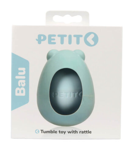 PETIT Tumble Toy Balu Blue - gumena interaktivna igračka za pse sa nestabilnim kretanjem (plava)