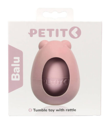 PETIT Tumble Toy Balu Pink - gumena interaktivna igračka za pse sa nepravilnim kotrljanjem (roze)