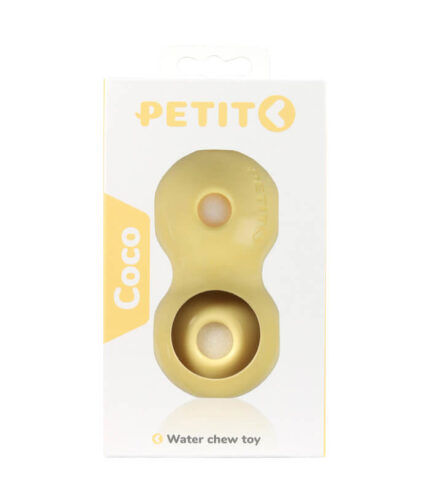 PETIT Water Chew Toy Coco Yellow - plutajuća gumena igračka za žvakanje i igru u vodi za pse (žuta)