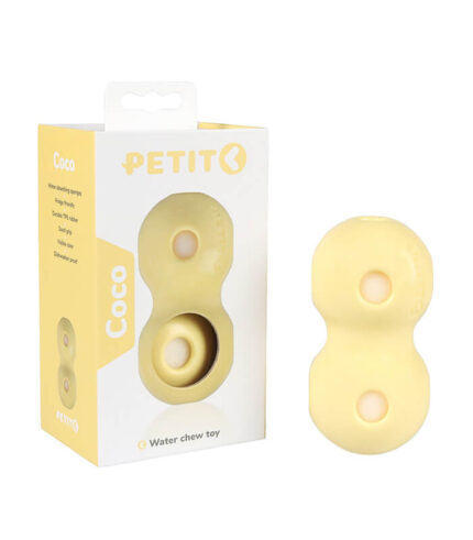 PETIT Water Chew Toy Coco Yellow - plutajuća gumena igračka za žvakanje i igru u vodi za pse (žuta)