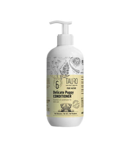 TAURO - Pure Nature Delicate Puppy Conditioner - gentle coat regenerator za štence (Step 3) (400 ml)