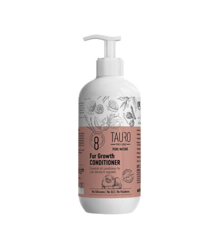 TAURO - Pure Nature Fur Growth Conditioner - gentle coat regenerator za rast i gustinu dlake kod pasa i mačaka (400 ml)