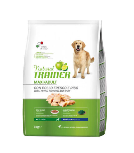 TRAINER Daily Nutrition Maxi Adult with Fresh Chicken - hrana za odrasle pse velikih rasa - sa piletinom (3kg)
