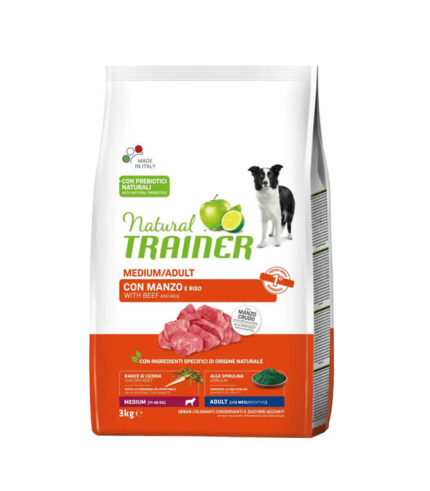 TRAINER Daily Nutrition Medium Adult with Beef - hrana za odrasle pse srednjih rasa - sa govedinom (3kg)