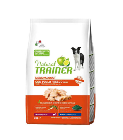 TRAINER Daily Nutrition Medium Adult with Fresh Chicken - hrana za odrasle pse srednjih rasa - sa piletinom (3kg)