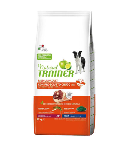 TRAINER Daily Nutrition Medium Adult with Ham – hrana za odrasle pse srednjih rasa – sa šunkom (12kg)