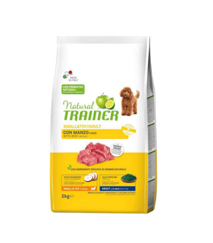 TRAINER Daily Nutrition Small & Toy Adult with Beef - hrana za odrasle pse malih i toy rasa - sa govedinom 2kg