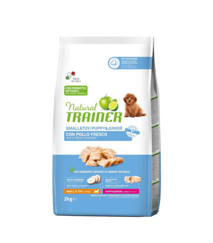 TRAINER Daily Nutrition Small & Toy Puppy & Junior with Fresh Chicken - hrana za štence malih i patuljastih rasa - sa piletinom (2kg)