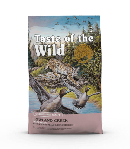 Taste of the Wild Lowland Creek - Grain-Free hrana za mačke sa pečenom prepelicom i patkom (2kg i 6,6kg)