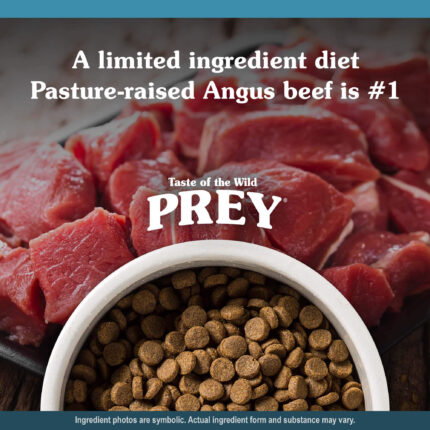Taste of the Wild PREY Angus Beef - Limited Ingredient hrana za pse sa Angus govedinom (3,64kg i 11,34kg) uzorak
