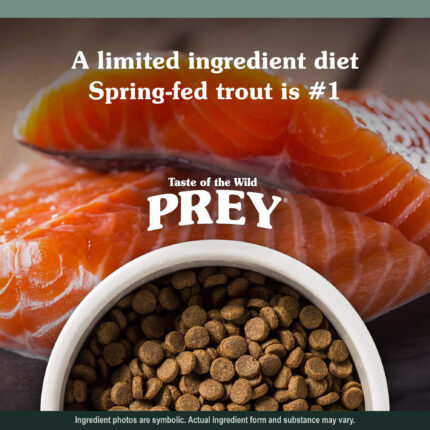 Taste of the Wild PREY Trout - Limited Ingredient hrana za pse sa pastrmkom (3,64kg i 11,34kg) uzorak