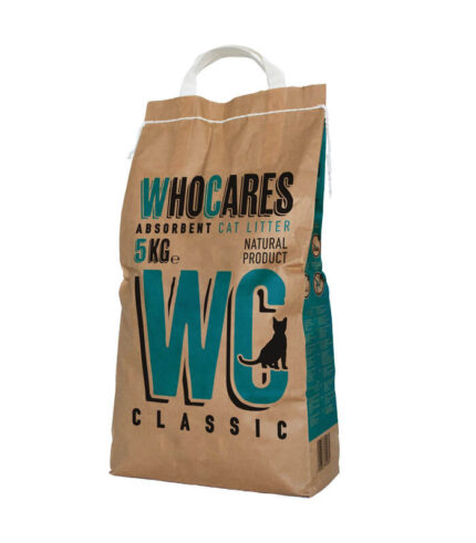 WHO CARES Classic - prirodni upijajući posip za mačke (atapulgitna glina) (5kg)