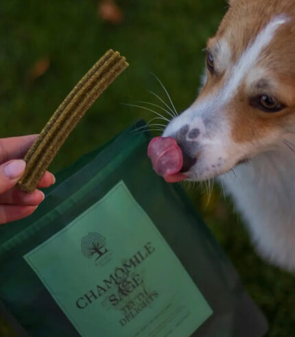 ESSENTIAL FOODS Chamomile & Sage Teeth Delights - dental poslastice za pse sa kamilicom i žalfijom - 7kom (250g)