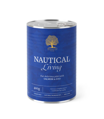 ESSENTIAL FOODS Nautical Living Pâté - pašteta za pse sa lososom i bakalarom (400g)