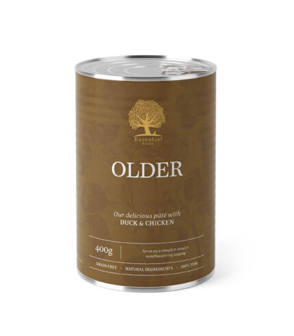 ESSENTIAL FOODS Older Pâté - pašteta za starije pse sa pačetinom i piletinom (400g)