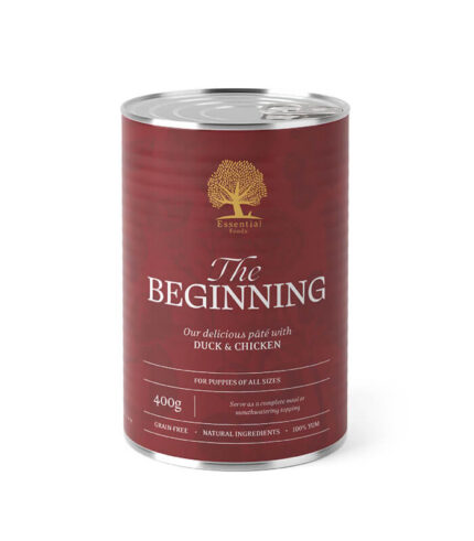 ESSENTIAL FOODS The Beginning Pâté - pašteta za štence sa pačetinom i piletinom (400g)