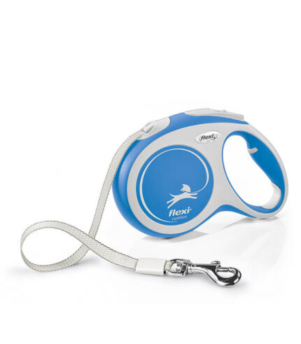 FLEXI Comfort - automatski povodac za pse (plavi) L 5m