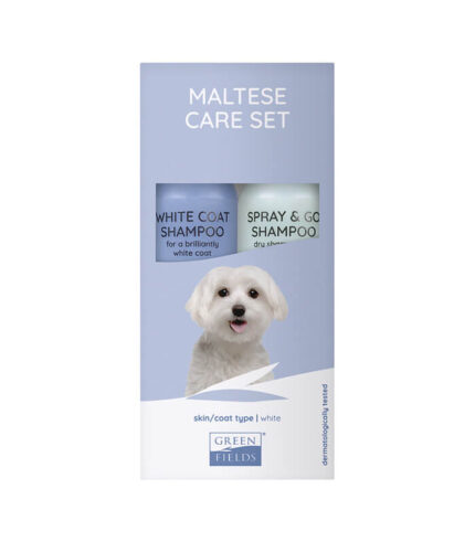 GREENFIELDS Maltezer Care Set - set za negu dlake maltezera (2×270ml)