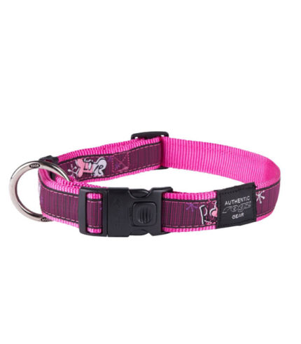 ROGZ Classic Collar Pink Love - ogrlica za pse XL