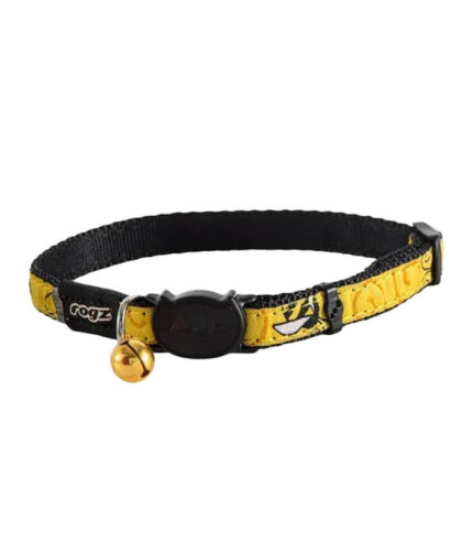 ROGZ Fancy Cat Yellow Bumble Bee 11 mm - ogrlica za mačke (20–31 cm)