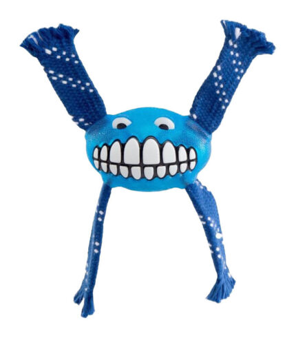 ROGZ Grinz Flossy Small - igračka od užeta za pse - plava