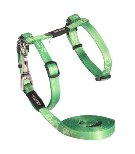 ROGZ am i povodac za mačke S - limun zelena