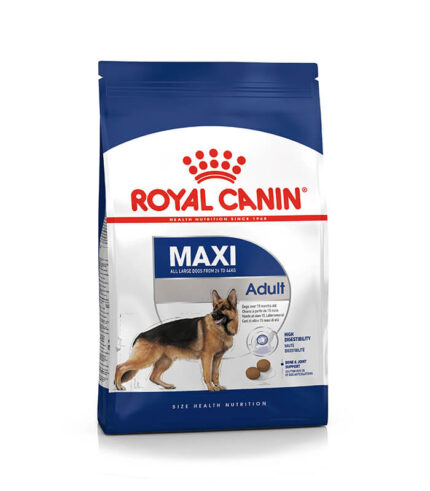 ROYAL CANIN Maxi Adult - hrana za odrasle pse velikih rasa (26-44kg) od 15 meseci do 5 godina (4kg, 10kg, 15kg)
