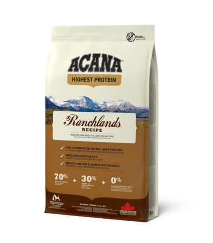 ACANA Regionals Ranchlands - hrana za pse sa govedinom, jagnjetinom i svinjetinom (11,4kg)