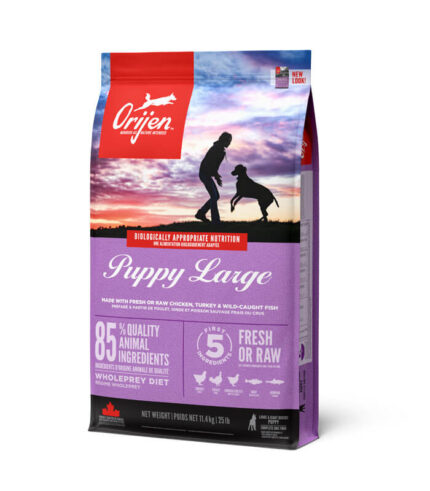 ORIJEN Puppy Large Breed - grain free hrana za štence velikih rasa sa piletinom, ćuretinom i ribom (11,4kg)