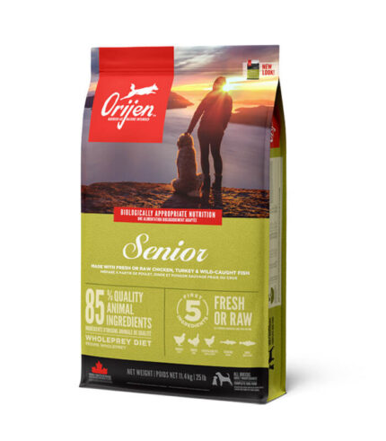 ORIJEN Senior - grain free hrana za starije pse sa piletinom, ćuretinom i ribom (11,4kg)