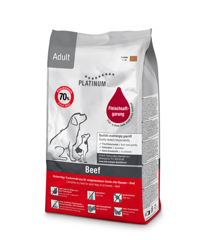 PLATINUM Adult Beef - suva hrana za pse sa govedinom (1,5kg) PLATINUM Adult Beef - suva hrana za pse sa govedinom (1,5kg)