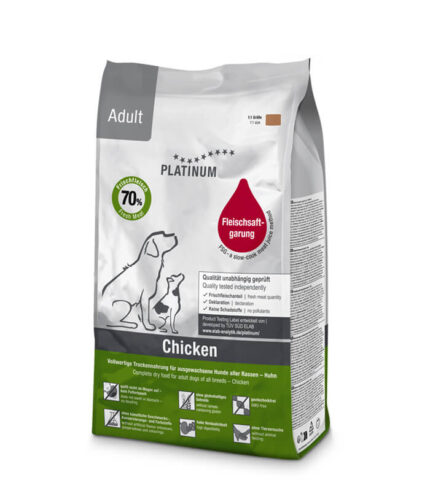 PLATINUM Adult Chicken - suva hrana za pse sa piletinom (1,5kg)